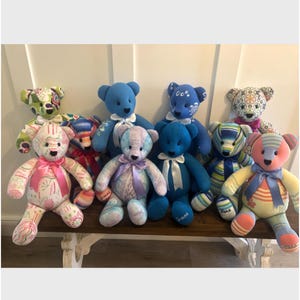 Memory Bear/KEEPSAKE Bear handmade from ADULT clothing 18"-22".