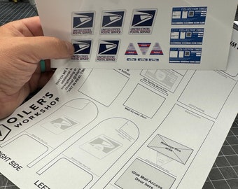 MAKE a USPS Mail Drop Box TEMPLATE Kit