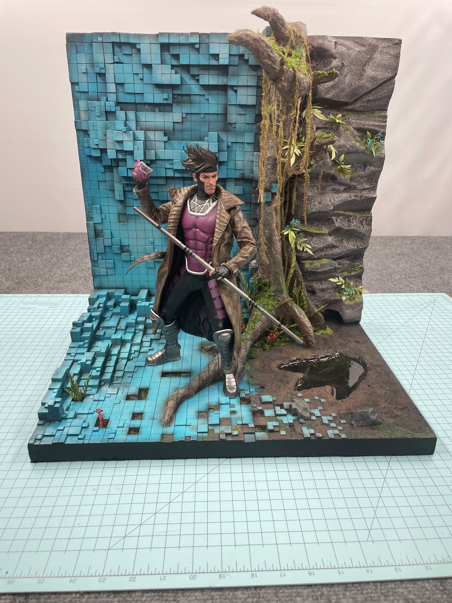 One of a Kind Miniature Diorama Art Piece: X-men Danger Room 