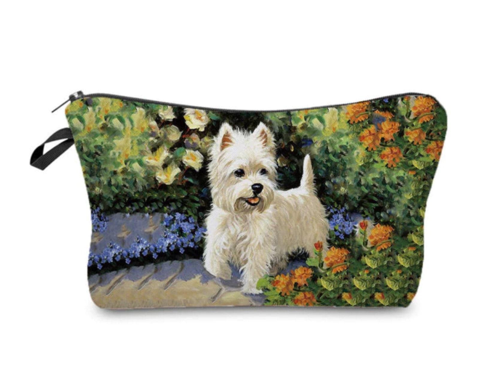West Highland Terrier Westie Breed of Dog Zipper Lined Purse Pouch Perfect Gift 
