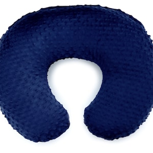 KiddyKlouds - Nursing Pillow Slipcover, Breastfeeding Pillow Cover - Minky Fabric - Imported (Multiple Colors)