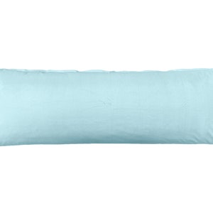 Multiple Colors - Body Pillowcase 17&quot; x 48&quot; with Sided Zipper - Made to Fit Foam Body Pillow 48 x 14 x 7 Inches - Soft Minky Fabric