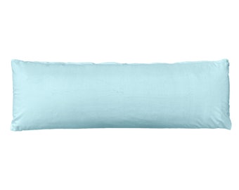 Multiple Colors - Body Pillowcase 17" x 48" with Sided Zipper - Made to Fit Foam Body Pillow 48 x 14 x 7 Inches - Soft Minky Fabric