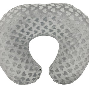 KiddyKlouds - Nursing Pillow Slipcover, Breastfeeding Pillow Cover, Highly Water Resistant Minky Fabric - Imported (Multiple Colors)