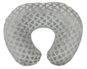 KiddyKlouds - Nursing Pillow Slipcover, Breastfeeding Pillow Cover, Highly Water Resistant Minky Fabric - Imported (Multiple Colors)