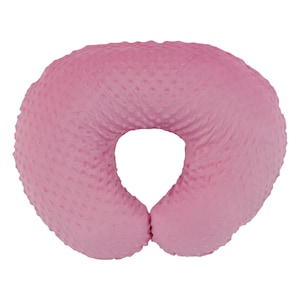 KiddyKlouds - Nursing Pillow Slipcover, Breastfeeding Pillow Cover - Minky Fabric - Imported (Multiple Colors)