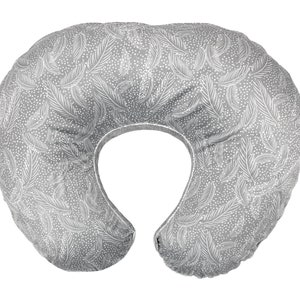 KiddyKlouds - Nursing Pillow Slipcover, Breastfeeding Pillow Cover, Highly Water Resistant Minky Fabric - Imported (Multiple Colors)