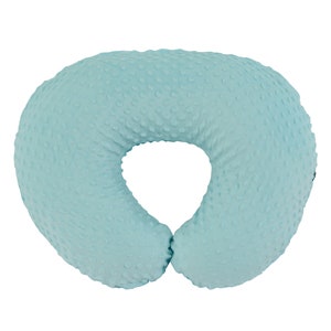 KiddyKlouds - Nursing Pillow Slipcover, Breastfeeding Pillow Cover - Minky Fabric - Imported (Multiple Colors)