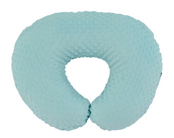 KiddyKlouds - Nursing Pillow Slipcover, Breastfeeding Pillow Cover - Minky Fabric - Imported (Multiple Colors)