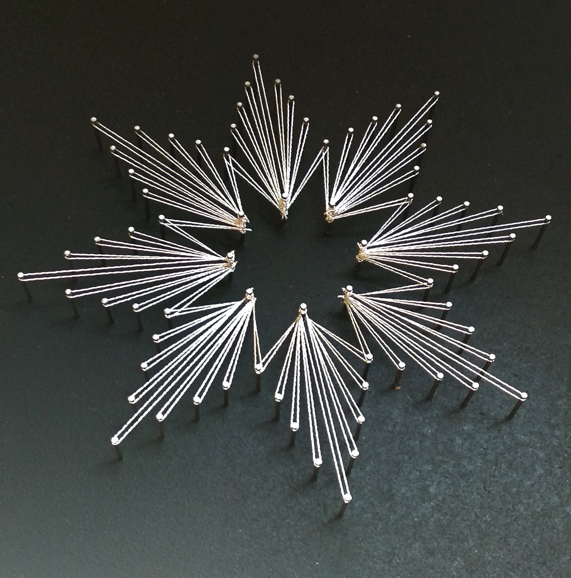 String Art Pattern & Instructions christmas Star - Etsy