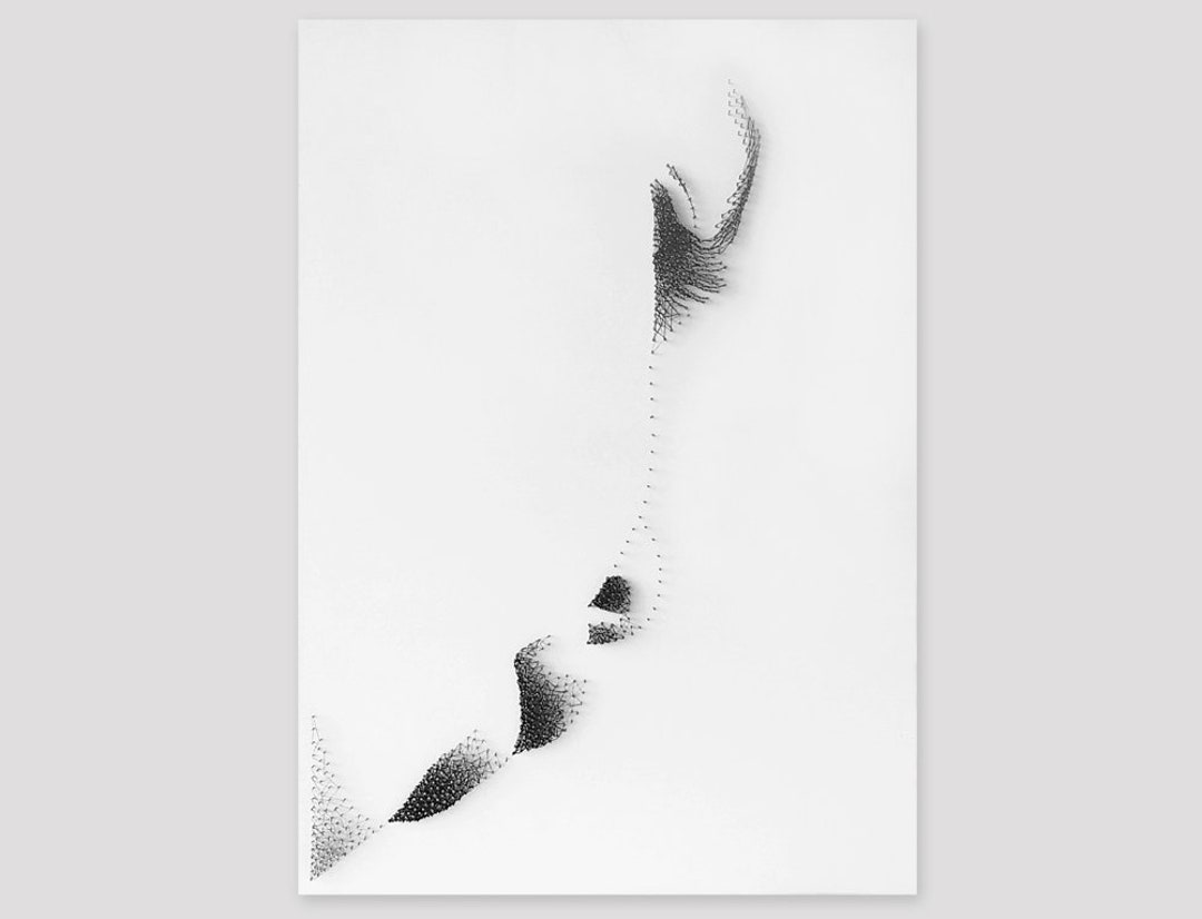 String Art innocence Face String Art Portrait Etsy