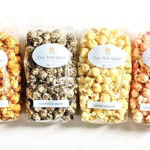 The Pop Shop- Gourmet Popcorn 4 Sweet Flavors Pack