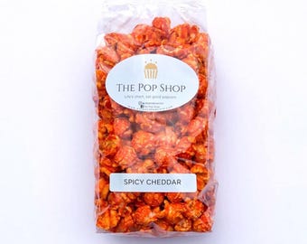 Spicy Cheddar Gourmet Popcorn