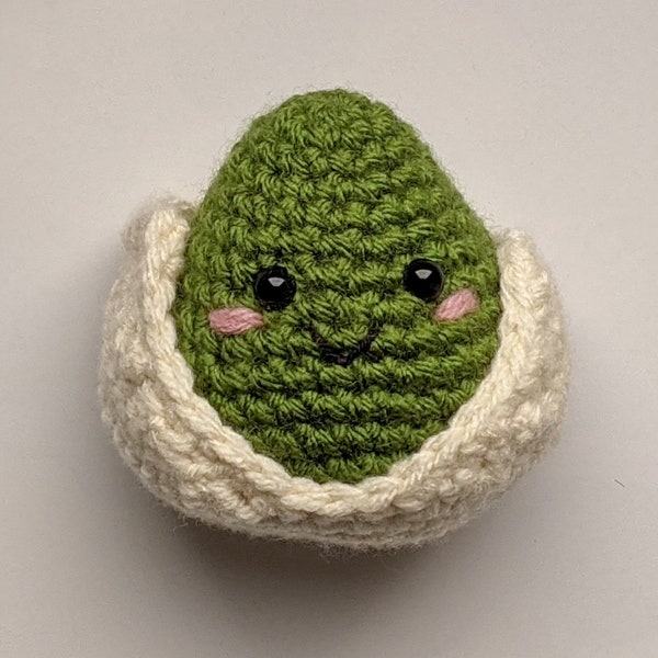 PATTERN PISTACHIO Crochet Amigurumi Pattern - baby toy, decor ornament