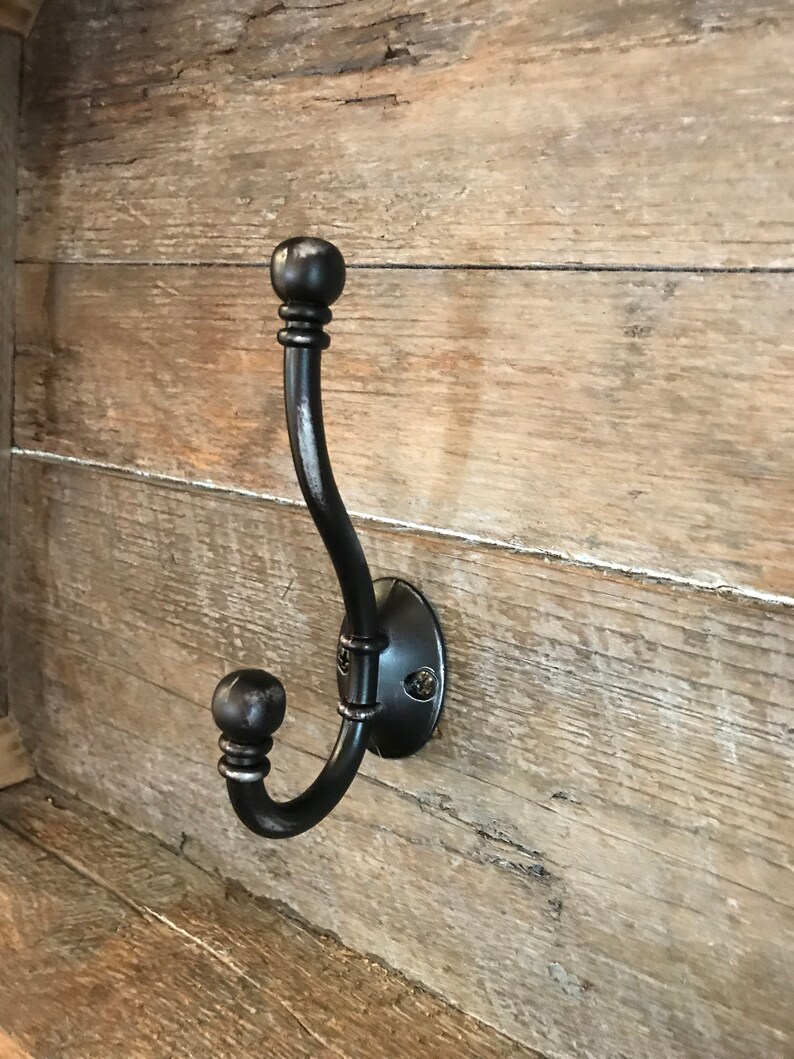 Black Metal Wall Hook for the Laundry Room Bedroom or Etsy