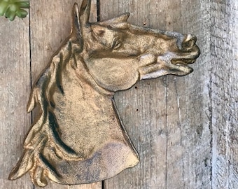 mustang horse jewelry dish in the Old Copper finish