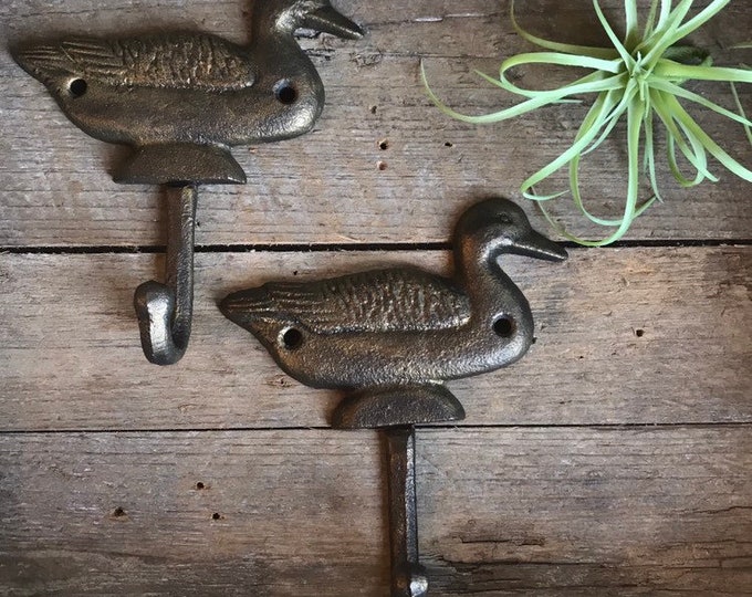 Duck Wall Hook Made of Cast Iron. the Perfect Accent for Your Home. Fun