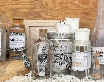 ハロウィン薬局ラベルセット3 - デジタルセット