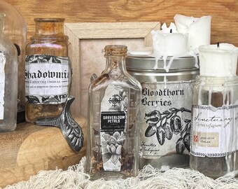 Set 3 Halloween Apothecary Labels