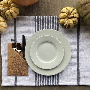 Set 4 Printable Thanksgiving Silverware Holder - Etsy