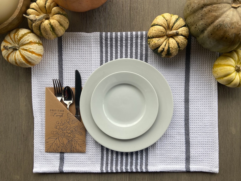 Set 4 Printable Thanksgiving Silverware Holder - Etsy