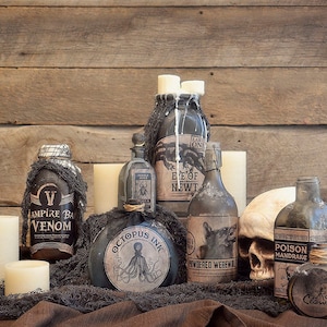 Halloween Apothecary Jar Labels FULL SET