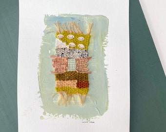 HOLLIE| Miniature Weaving Artwork