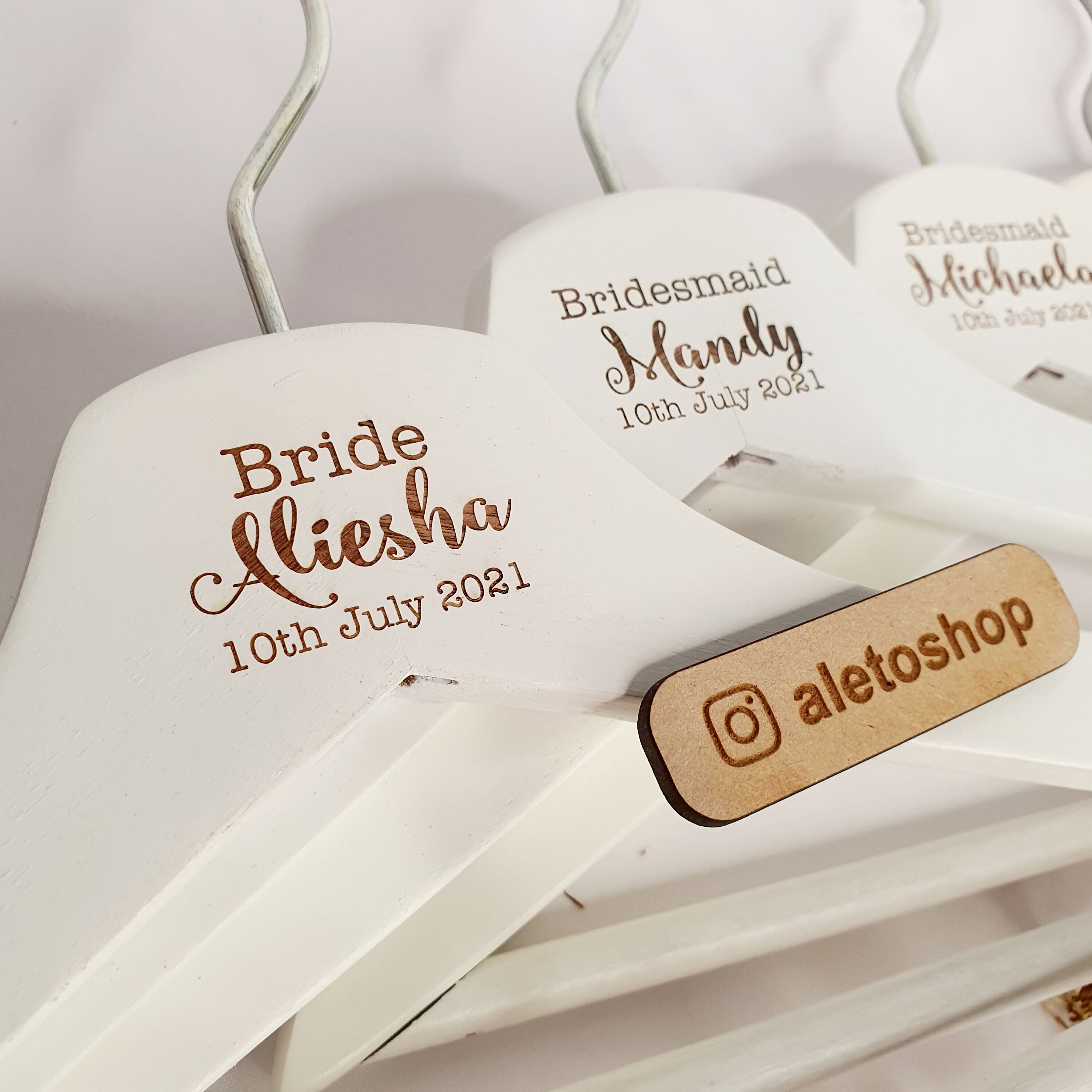 Wedding Coat Hangers Personalised Hangers Laser Engraved Etsy Australia