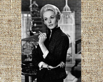 Tippi Hedren photograph, vintage photo print, classic old Hollywood photograph, housewarming gift, gift for him or her, birthday gifts