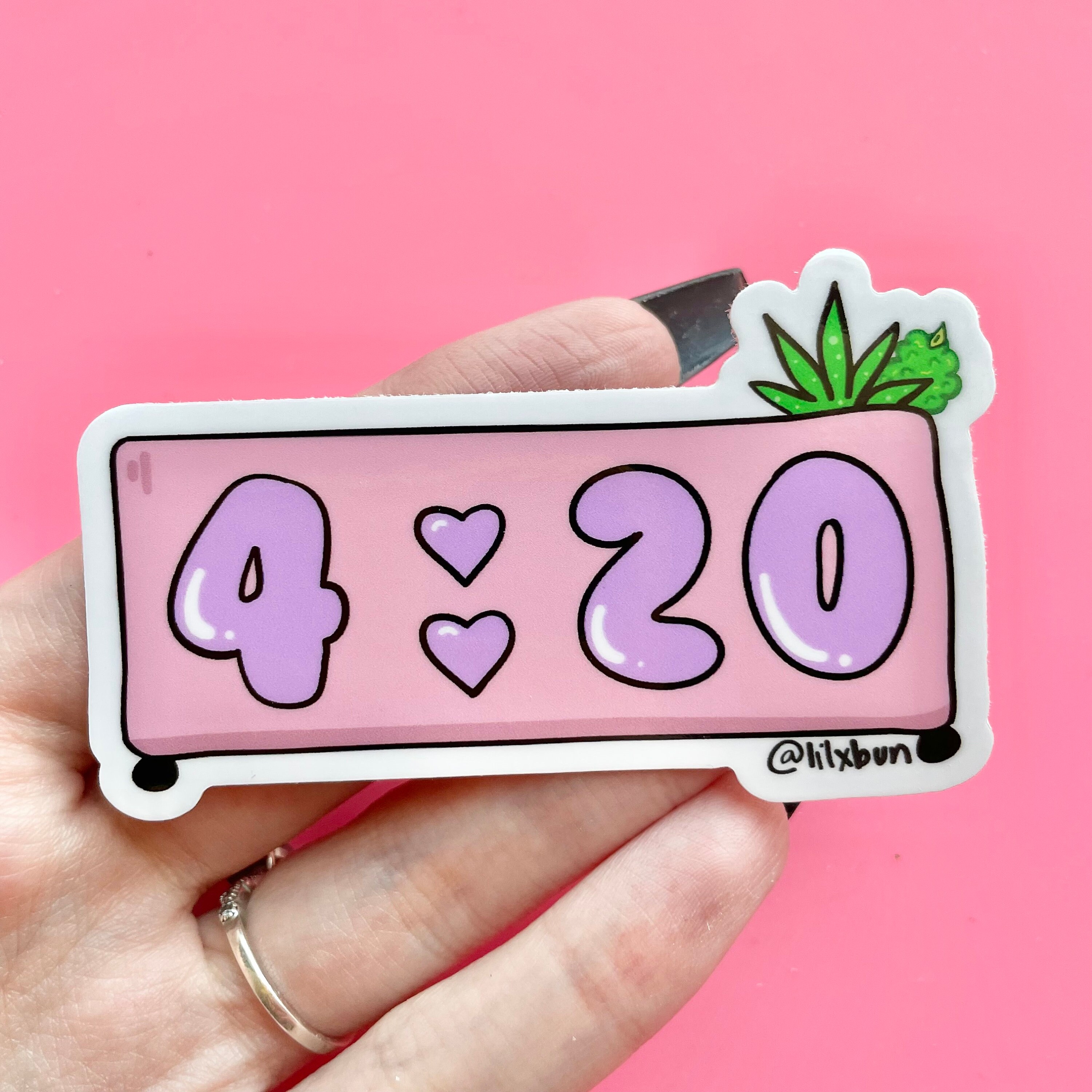WEED STICKER, STONER Stickers, Cute Kawaii Three Vinyl Handmade Water…