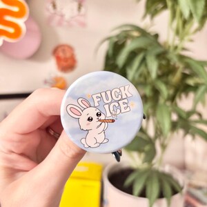 F*CK ICE Button | cute button pins, cute pins, Kawaii pins, Kawaii, cannabis pins, canna babes, canna lover, stoners