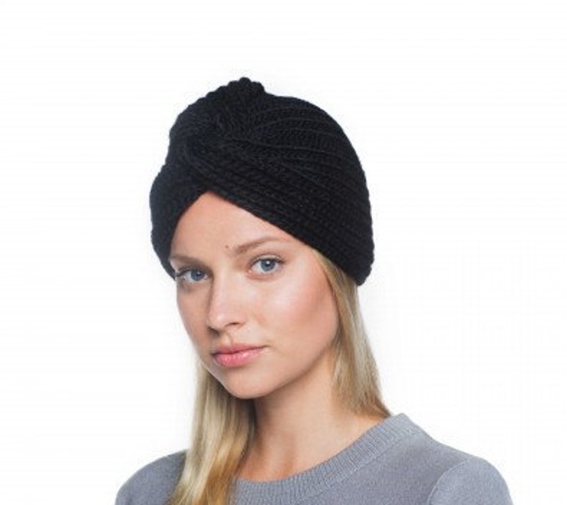 Knitted Turban Hat Knit Hat for Women Handmade Knitted Etsy UK