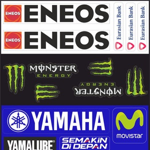 Motocross Sponsor Sticker 