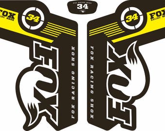 FOX 34 Heritage 2015 Fork Suspension Factory Decal Sticker Adhesive Green
