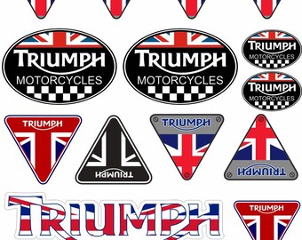 3529-0519 Triumph-circa 1990-Vinyl Decal//Autocollant