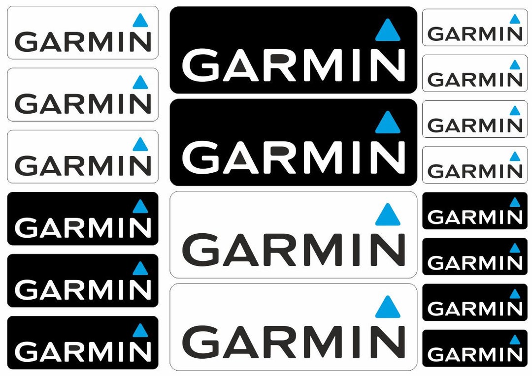 Garmin Decal Sticker Grafische Set Vinyl Logo Zelfklevend Aufkleber