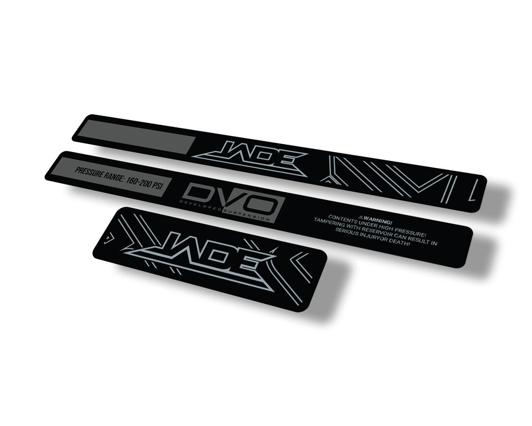DVO Jade Coil 2020 Rear Shock Suspension Sticker Factory Decal Etsy