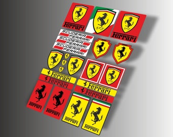 Ferrari Stickers  Sticker for Sale by Desgin0001