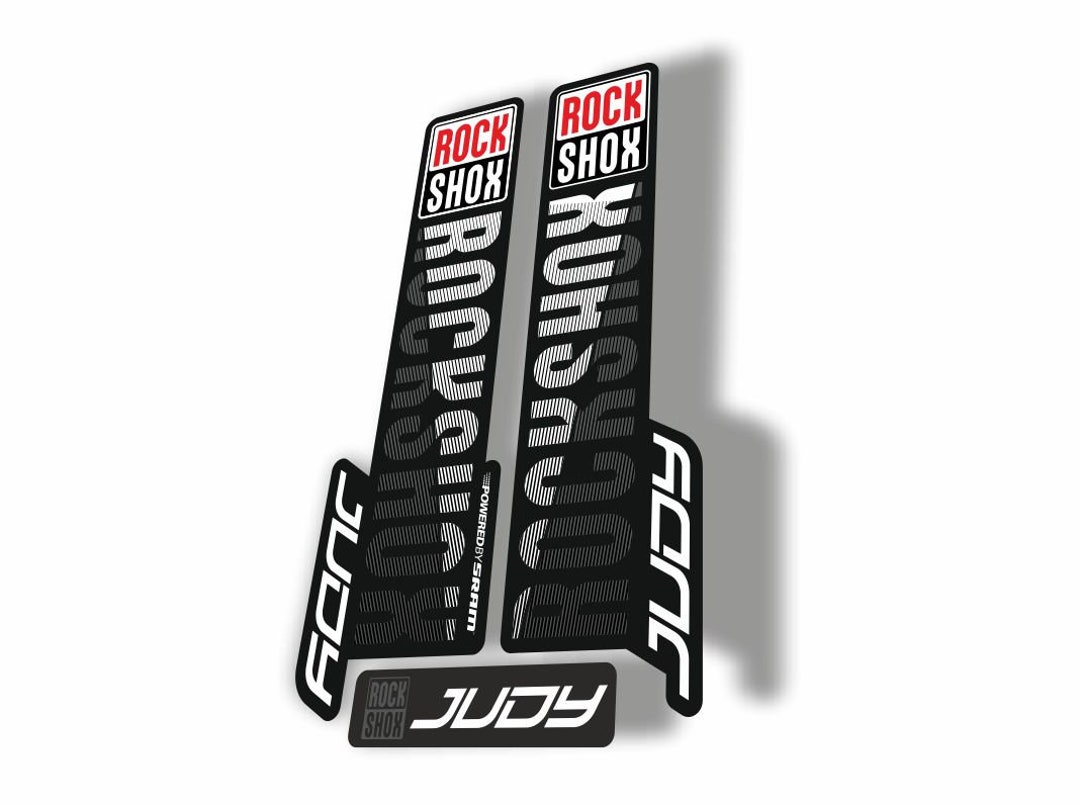 Rock Shox Judy 2018 Fork Decal Mountain Bike Cycling Sticker Adhesive Black  