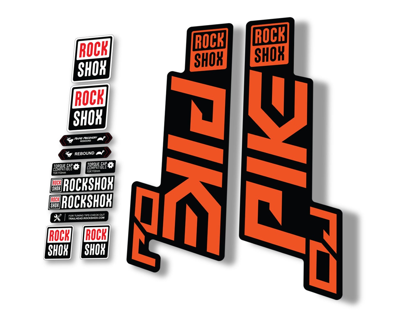 New custom RockShox Star Wars fork stickers decals mtb bike 