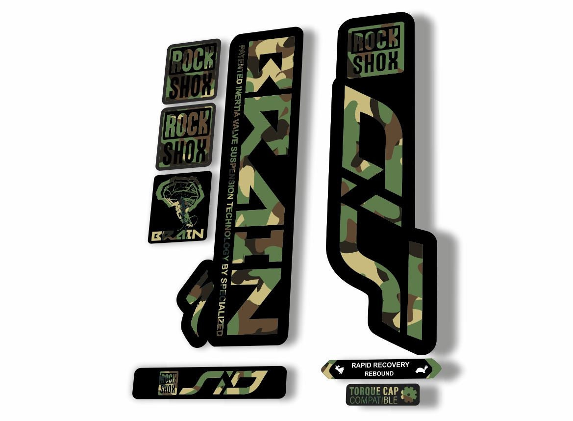 Rock shox Sid Brain 29 - year 2018 - personalized fork stickers