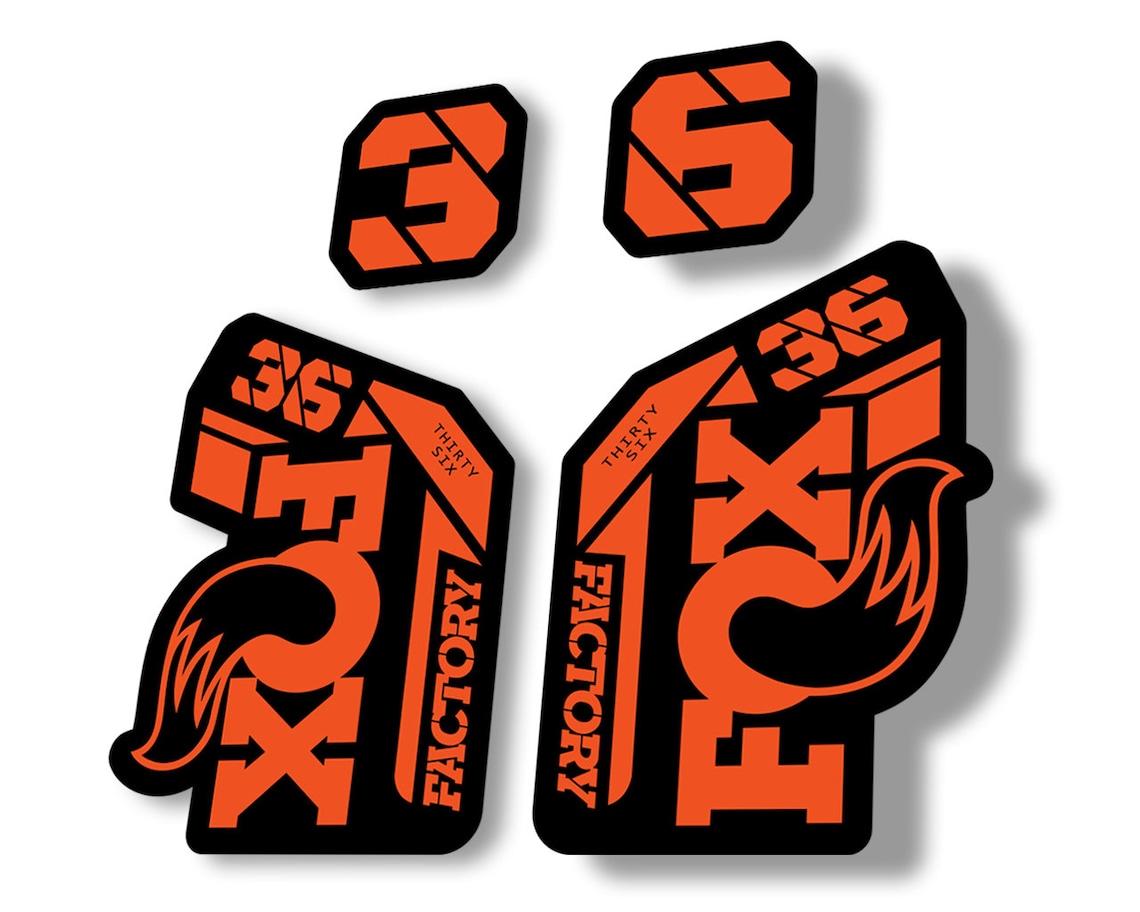 FOX 36 2021 Factory Forks Suspension Decals Sticker Set Etsy