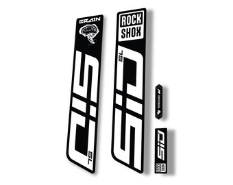 Rock shox Sid Brain 29 - year 2018 - personalized fork stickers