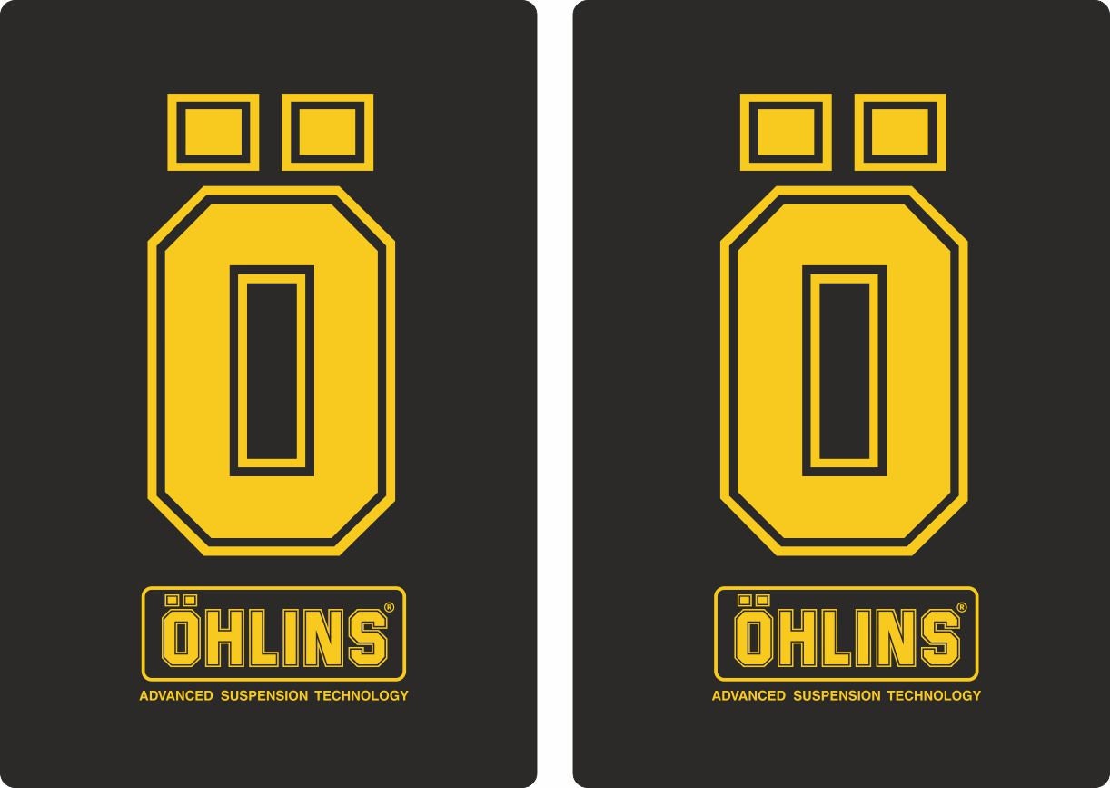 Ohlins Suspension Bike Upper Forks Decal Stickers Graphic Set Etsy