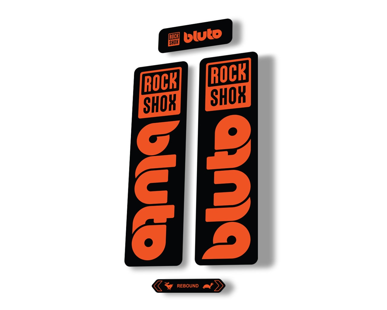 Rockshox clearance bluto decals