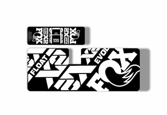 FOX Float X2 2020 Rear Shock Suspension Sticker Factory Decal Kit White Camo