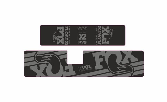 FOX Float X2 Factory Decal Kit