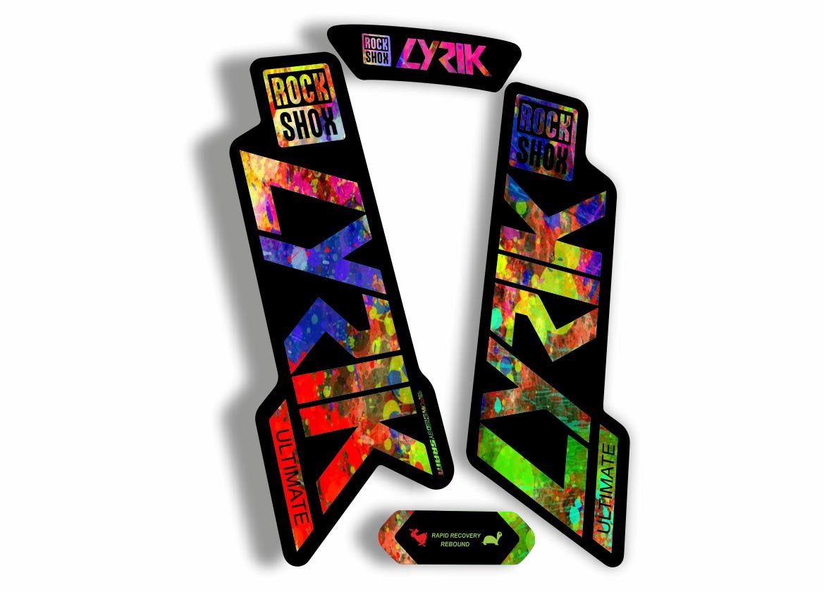 STAR SAM® Bike Fork stickers Rock Shox Lyrik Ultimate 2020 bikes Adhesives decal