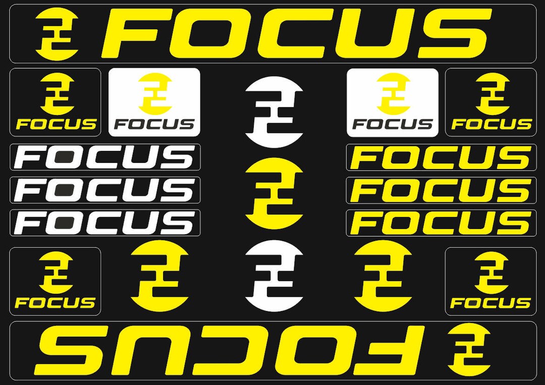 Focus Mountain Bicycle Frame Decals Stickers Graphic Adhesive Etsy