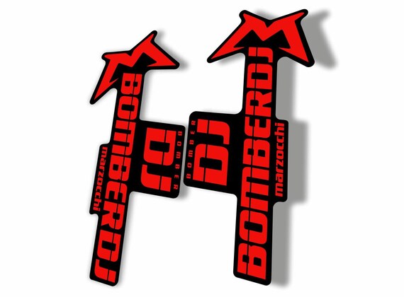 Marzocchi Bomber DJ 2021 Fork Suspension Sticker Decal Kit